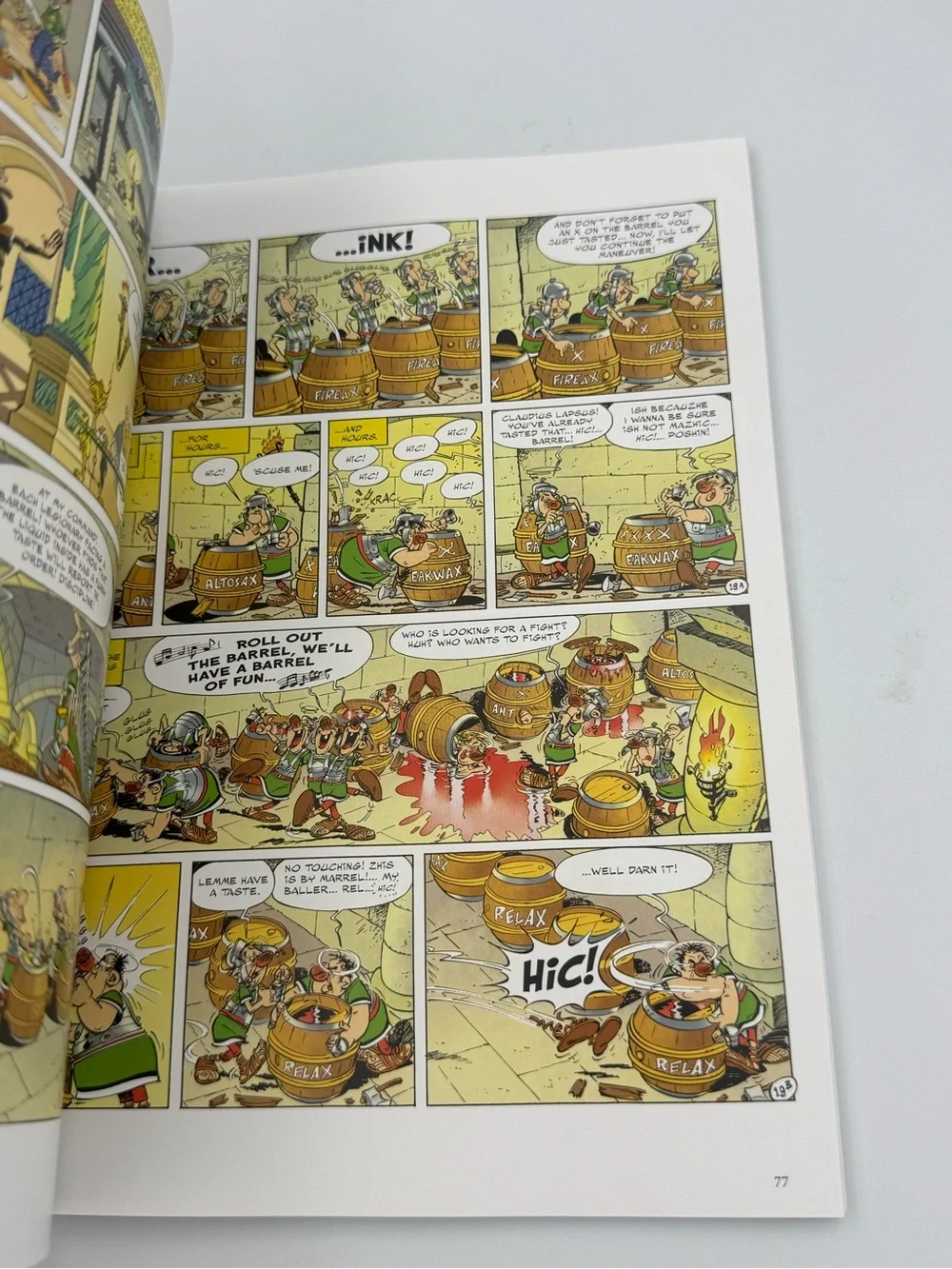 Asterix Volume 3 Paperback Graphic Novel Big Fight Britain Normans‎ Papercutz